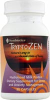 Tryp-To-Zen by Symbiotics helps promote relaxation, mental clarity, and boosts immune defense..