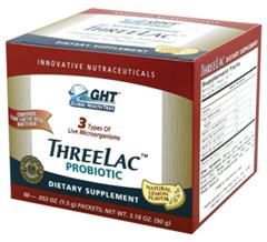 ThreeLac Probiotic contains live friendly flora that may help temporarily rid the body of overactive yeast and fungi..
