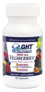 Imagine a way to get the equivalent of 5 servings of fruits and vegetables a day - in one small serving capsule. That's what Vegiberries has to offer - the ORAC value of more than five servings of fruits and vegetables in one capsule..