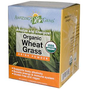 Amazing Grass Organic Wheat Grass Drink Powder are a potent, convenient and affordable way to help achieve your 5 + daily servings of vegetables..