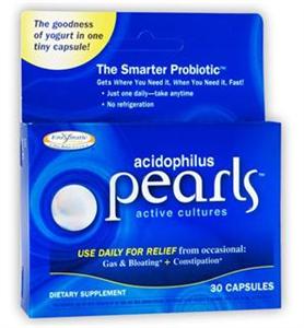 Enzymatic Therapy Acidophilus Pearls increase healthy intestinal flora. The Smarter Probiotic. Improve your overall health with a daily dose of Acidophilus Pearls..
