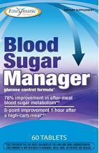 Blood Sugar Manager by Enzymatic Therapy enhances the ability of cells to accept and efficiently convert glucose (sugar) to create healthy energy..
