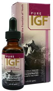 Pure IGF Naturally Derived Concentrated Growth Factor's Liquid Formula helping you rediscover the Fountain of Youth..
