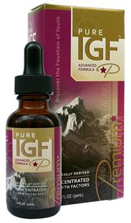 Pure IGF Premium is a high potency extract of naturally occurring Growth Factors in New Zealand Deer Antler Velvet..