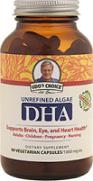 Supports Brain, Eye, and Heart Health. New! Algae DHA 250 mg per capsule..