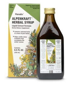 Alpenkraft Herbal Syrup supports normal mucous secretions and thus helps support the respiratory organs.
