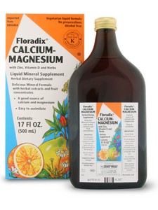 Floradix Calcium-Magnesium with with added Vitamin D and Zinc is ideal for those who need to supplement more calcium into their daily diet..
