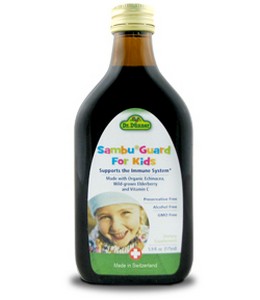 Sambu Guard for Kids (5.9 oz) Made with Organic Echinacea, Wild-grown Elderberry and Vitamin C.