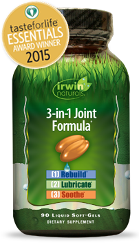 3-in-1 Joint Formula by Irwin Naturals. Highly potent formula of Glucosamine, Chondroitin and botanicals to promote flexibility, structure and support joint health. Aching and overworked joints need the help of a supplement that is potent and fully absorbed, Irwin Naturals Soft-Gel Technology helps you get serious about joint health. Buy at Seacoast Vitamins Today..