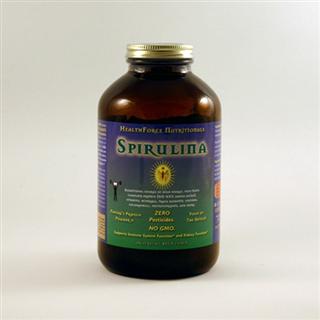 The protein in Spirulina contains all 8 essential amino acids, making it a complete protein. Spirulina (a blue-green algae), also contains vitamins A, B-1, B-2, B-6, B-12, E, and K. In addition, Spirulina also provides minerals, trace minerals, cell salts, phytonutrients and enzymes, as well as an abundance of chlorophyll & other beneficial pigments.100% Vegan..