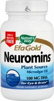 Nature's Way Neuromins DHA is a natural plant source of docosahexaenoic acid (DHA) which is essential to healthy eye and brain function..