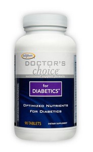 Enzymatic Therapy Dr's Choice for Diabetics is designed to provide extra nutritional support for individuals with elevated blood sugar levels..