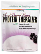 Protein Energizer  Acai Berry Blast 
High-protein, low-fat and low-carb vegan shake with energizing herbs and NO soy, dairy or added sugar - Gluten-free.