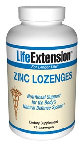 LifeExtension- Zinc Lozenges a unique source of Zinc, a mineral that stimulates the activity of approximately 100 enzymes, which are substances that promote biochemical reactions in your body. Strengthen your immune system this winter with Zinc..