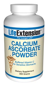 Calcium Ascorbate Powder 300 grams- Vitamin C, or ascorbic acid, is a white, crystalline, water-soluble substance found in citrus fruits and green vegetables. As an antioxidant, vitamin C scavenges free radicals in the body and protects tissues.