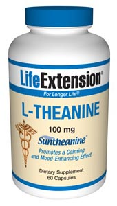 Just as meditation, massage or aromatherapy quiets the mind and body, L-Theanine plays a role in inducing the same calm and feeling of well-being without drowsiness. It is a non-toxic, highly desirable mood modulator..