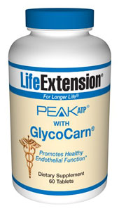 Peak ATP with GlycoCarn provides two critical nutrients for optimal endothelial function and structural integrity supporting cardiovascular health..