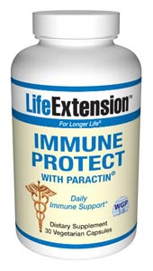LifeExtension- Immune Protect With Paractin -  The elderly become susceptible because their immune systems cannot stand up to microscopic invaders..