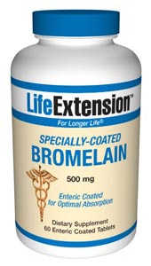 Specially-Coated Bromelain - A specially coated bromelain formulation has been well-studied for its ability to help reduce the expression of inflammatory factors..