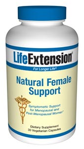 Natural Female Support, For many years, women had limited options for relieving menopausal symptoms. Those who advocated safer approaches were vindicated when clinical studies confirmed that synthetic estrogen-progestin drugs increase risk of breast cancer..