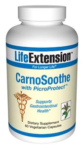 CarnoSoothe with PicroProtect combines four remarkable nutrient compounds that naturally regulate the growth and damaging effects of H. pylori while protecting the health of the gastric lining..