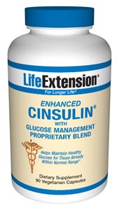 Enhanced Cinsulin with Glucose Management Proprietary Blend - Studies reveal that even active, health-conscious adults can experience higher than desired blood sugar levels as they age..