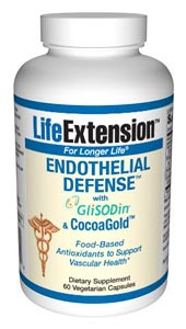 Endothelial Defense provides the three best-documented nutrients to help you maintain healthy arterial blood flow and healthy normal blood pressure..