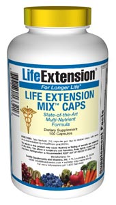 Life Extension Mix Caps-  Consumers take dietary supplements to obtain concentrated doses of some of the beneficial nutrients (such as folic acid) that are found in fruits and vegetables..