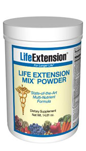 Life Extension Mix Powder  -Consumers take dietary supplements to obtain concentrated doses of some of the beneficial nutrients (such as folic acid) that are found in fruits and vegetables..