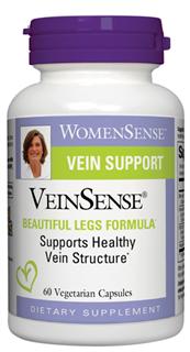 Have your beautiful legs lost their beauty because of varicose veins or spider veins?VeinSense contains 3 important herbs to support healthy circulation and improve vein structure and integrity..