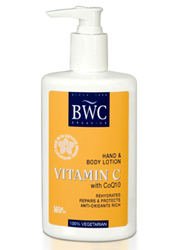 Beauty Without Cruelty Hand & Body Lotion Vitamin C with CoQ10 (8.5 fl. oz)  is a great product that is designed to work to revitalize your skin through the use of vital antioxidants and great moisturizers. Leaping Bunny Certified
Vegan Society Certified..