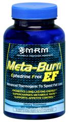 No Ephedra needed with MRM's EF Thermogenic Formula which provides natural, safe nutrition to aid in controlling appetite, burning calories and losing weight..