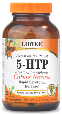 5-HTP helps increase serotonin levels helping to decrease fatigue, imporve moods allowing for restful sleep. Extracted from wildcrafted, tropical Griffonia seeds. 
Hypoallergenic, gluten free..