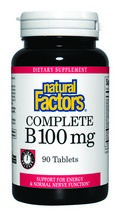 Complete B 100 mg Time Release tablets are designed to gradually release their contents over an eight-hour period for maximum bioavailability..
