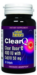 The quality of the Coenzyme Q10 and Clear Base Vitamin E offers a potent and conveneint 2-in-one antioxidant supporting cardiovascular health..