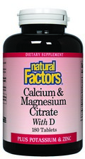 Calcium & Magnesium Citrate Plus D may help protect the body from stress. Magnesium works with calcium to provide help to these same body systems and participates in more than 50 different biochemical reactions. This formula also includes other minerals, including manganese, potassium and zinc and most importantly, Vitamin D is included because it allows the body to absorb and properly use calcium..