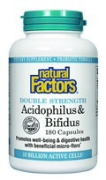Natural Factors Acidophilus & Bifidus is a powerful probiotic.This synergistic combination supports intestinal tract health and contains goats milk, an excellent growth factor for beneficial micro-flora..