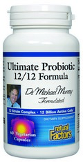 The Ultimate Probiotic 12/12 contains 12 different species in a single formula designed to more closely approximate the normal composition of intestinal flora..