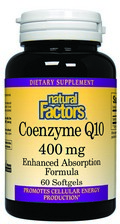 Natural Factors Coenzyme Q10 produced from the worlds highest quality material in easy-to-swallow softgel capsules uses only 100% natural CoQ10. Coenzyme Q10, also called Co Q10 or Ubiquinone, is a natural substance essential to cellular energy production and to support a healthy cardiovascular system..