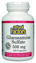 Glucosamine exists naturally in the body and is a building block for healthy cartilage and connective tissue..