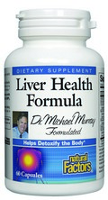 Liver Health Formula supplies key substances used by the liver to help detoxify harmful chemicals..