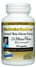 MaitakeGold 404, the authentic patented maitake mushroom formula of powerful immune-enhancing compounds developed by Dr. Hiroaki Nanba of Japan. Dr. Michael Murray recommends only MaitakeGold 404..