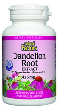 Dandelion root (Taraxacum officinale) benefits liver function and stimulates the release of bile from the gallbladder..