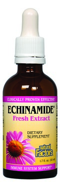 Echinamide? describes a patented, super-extracted Echinacea purpurea liquid produced and organically grown** directly by Natural Factors in British Columbia, Canada..