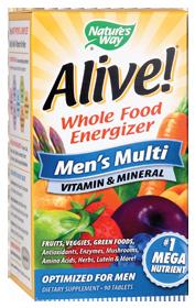 The #1 Energy Multi with more energizing nutrients from more natural sources than other supplements. Superior absorption from rapid disintegration tablets. Optimized for Men formulated using whole green foods, fruits and vegetables, antioxidants, enzymes, mushrooms, amino acids, herbs, lutein and more.
Natural, Vegetarian Formula, No Yeast, No Milk, No Lactose or Sugar.