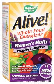 The #1 Energy Multi with more energizing nutrients from more natural sources than other supplements. Superior absorption from rapid disintegration tablets. Optimized for Women formulated using whole green foods, fruits and vegetables, antioxidants, enzymes, mushrooms, amino acids, herbs, lutein and more.
Natural, Vegetarian Formula, No Yeast, No Milk, No Lactose or Sugar.