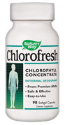 Chlorofresh by Nature's Way is a liquid chlorophyll extracted from premium alfalfa. Safe, Effective and Easy-to-use..