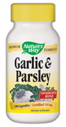 Benefits of Garlic with the deodorizing effects of chlorophyll found in Parsley..