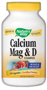 Calcium and magnesium are essential for healthy bones, teeth and muscle function. Vitamin D assits in the proper transport and retention of calcium..