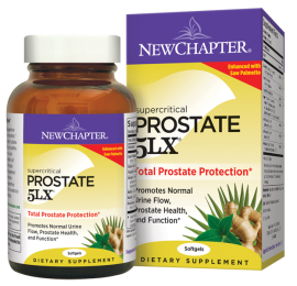 New Chapter - Prostate 5LX 120 Caps, Premium 320 mg Saw Palmetto Complex. Supporting quality of life while promoting healthy prostate function and normalizing urine flow. Inhibits 5-lipoxygenase and promotes normal prostate cell growth..